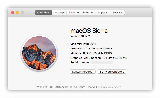 late 2012 2,5 interl for apple mac mini
